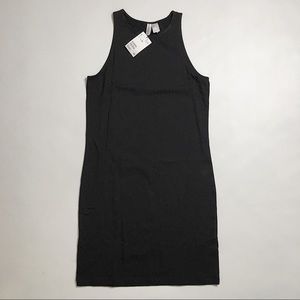 H&M divided sleeveless jersey dress black sz M